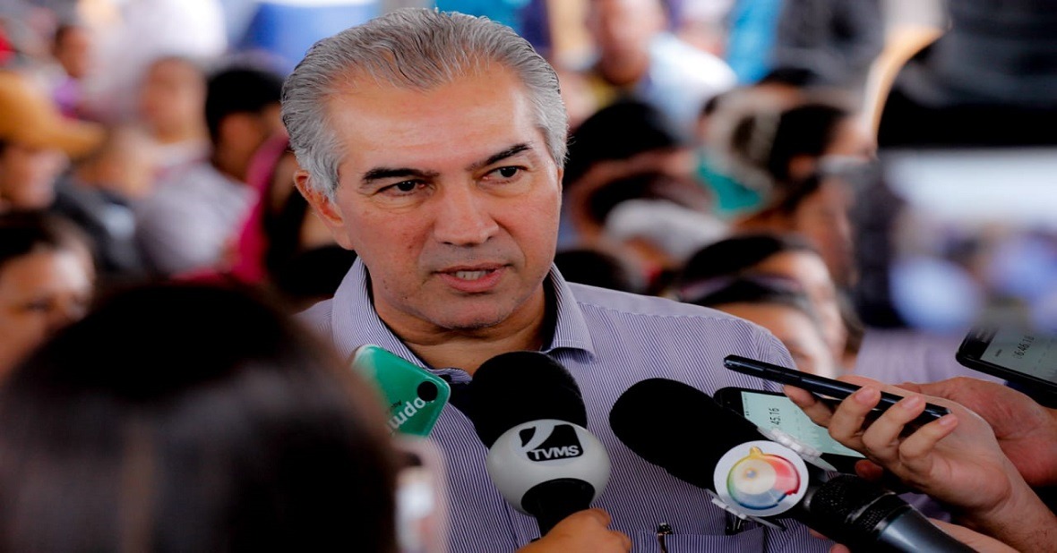 Reinaldo Azambuja anuncia isenção do ICMS da tarifa social Medida deve beneficiar 142 mil famílias. Fotos: Chico Ribeiro