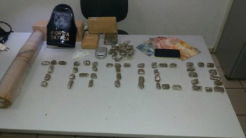 Força Tática fecha ponto de venda de drogas no jardim Noroeste PM/Divulgação