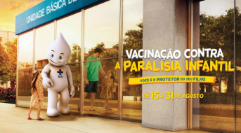 Saúde pretende imunizar mais de 170 mil crianças contra a Polio em Mato Grosso do Sul Saúde pretende imunizar mais de 170 mil crianças contra a Polio em Mato Grosso do Sul