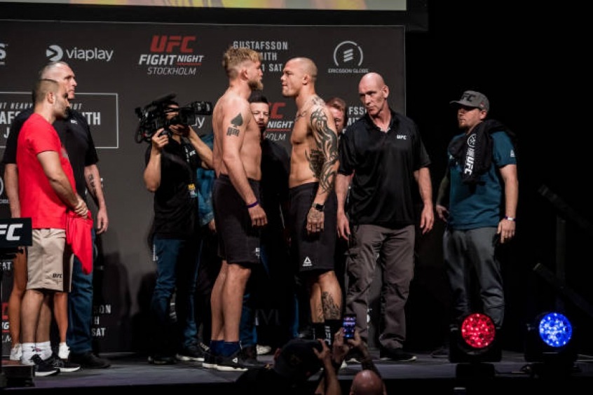 Com dois brasileiros em ação, UFC Estocolmo traz Gustafsson x Smith Lutando em casa, Gustafsson é o favorito nas casas de apostas para vencer na Suécia. Getty Images/UFC