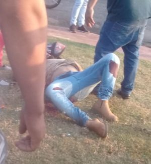 Motociclista é alvejado com vários disparos na fronteira MS em Foco