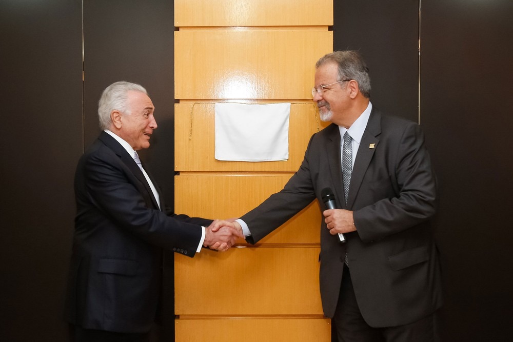 Jungmann toma posse nesta terça como ministro da Segurança Pública Presidente da República, Michel Temer, e Raul Jungmann, que assume nesta terça o Ministério da Segurança (Foto: Marcos Corrêa/PR)