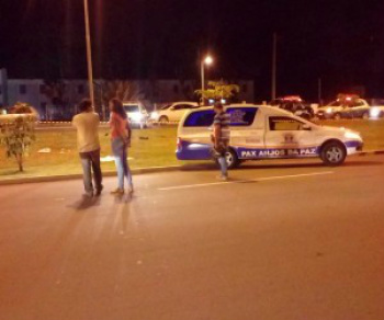 Acidente aconteceu em frente ao Comando Militar do Oeste - Divulgação
