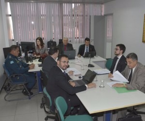 Audiência na 2ª Vara do Tribunal do Júri, em Campo Grande, sobre a morte do major Valdeni Lopes Nogueira - Paulo Ribas