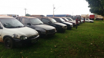 A apreensão ocorreu hoje de madrugada no trecho entre Maracaju e o distrito de Vista Alegre. Foto: DOF/Divulgação