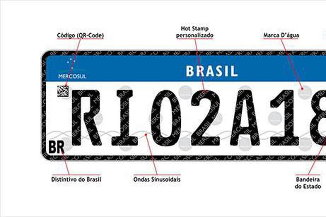 Prazo para uso obrigatório de placas do Mercosul começa nesta sexta