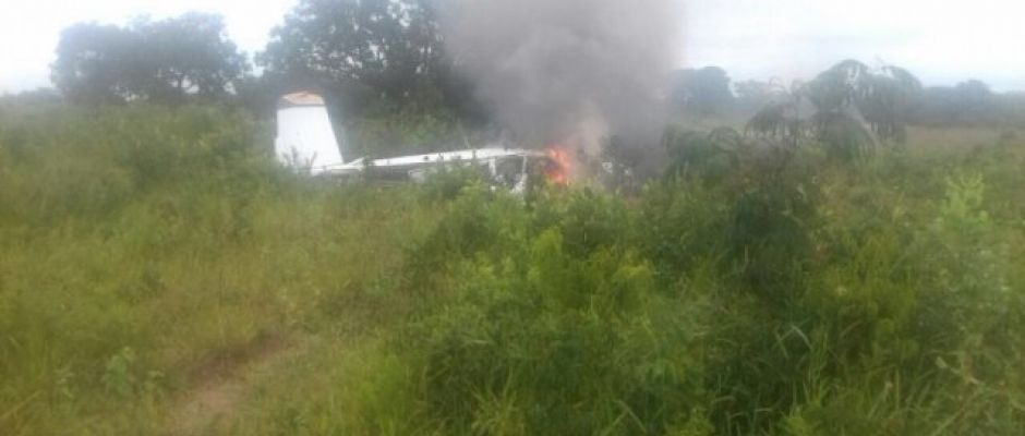 Homem morreu após queda de aeronave em MS. JPNews