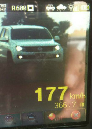 Radar da PRF acusou veículo a 177km/h - Foto: Divulgação