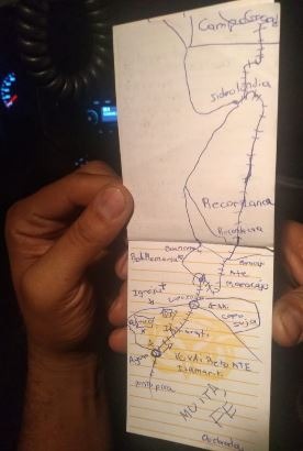 Traficante guiado por mapa artesanal é preso com 398 quilos de maconha Divulgação