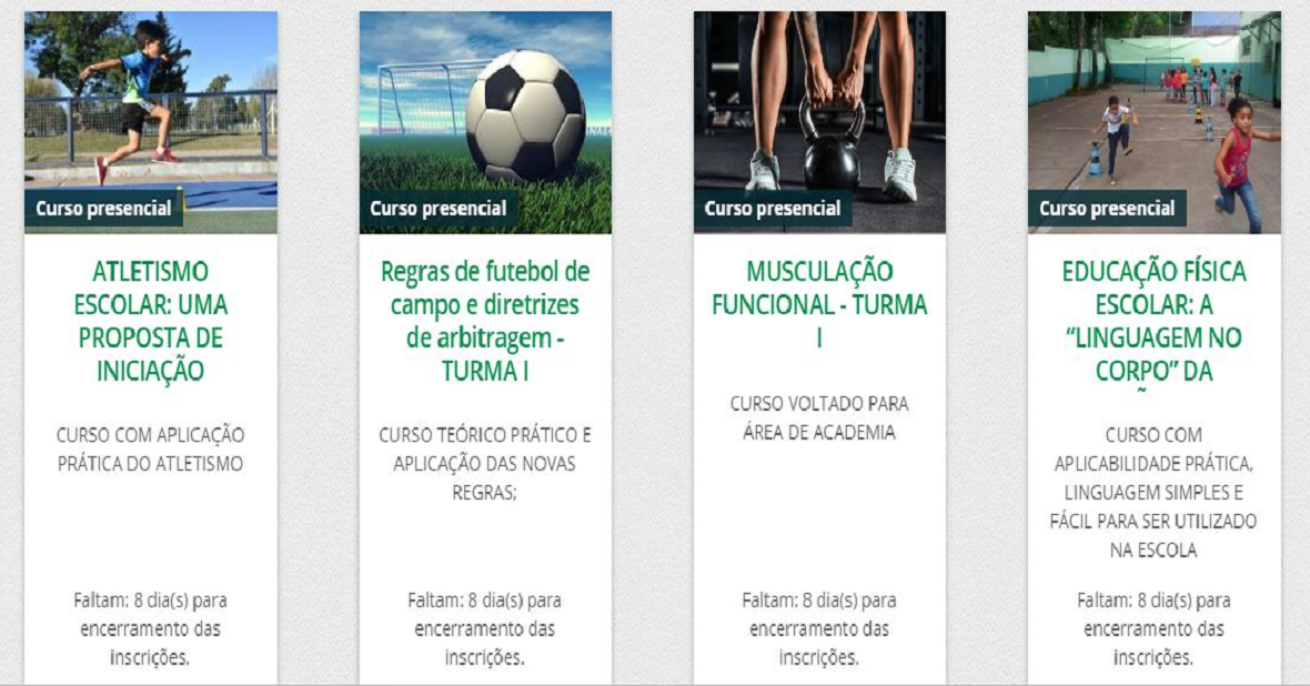 Fundesporte promove curso de Educação Física Escolar, Atletismo e Musculação Funcional Fundesporte promove curso de Educação Física Escolar, Atletismo e Musculação Funcional