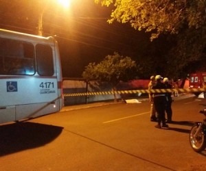 Polícia Militar interditou local onde Wendel Silva foi atropelado - Glaucea Vaccari