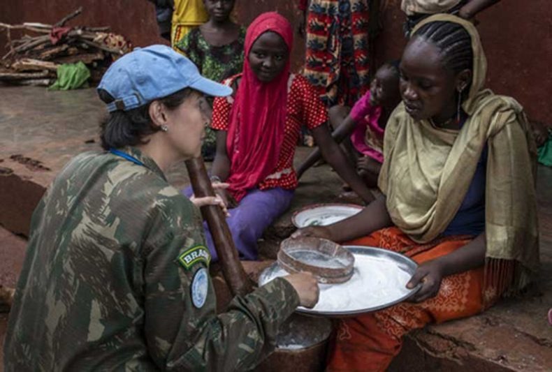 Brasileira recebe prêmio Defensoras Militares da Igualdade de Gênero Divulgação
