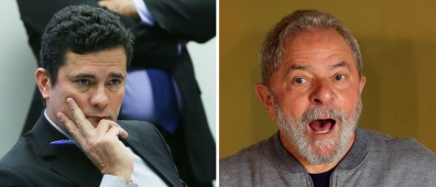 Lula e Moro ficarão cara a cara dia 3 e grupos devem lotar Curitiba © Moro (Lula Marques/ AGPT), Lula (Reuters)