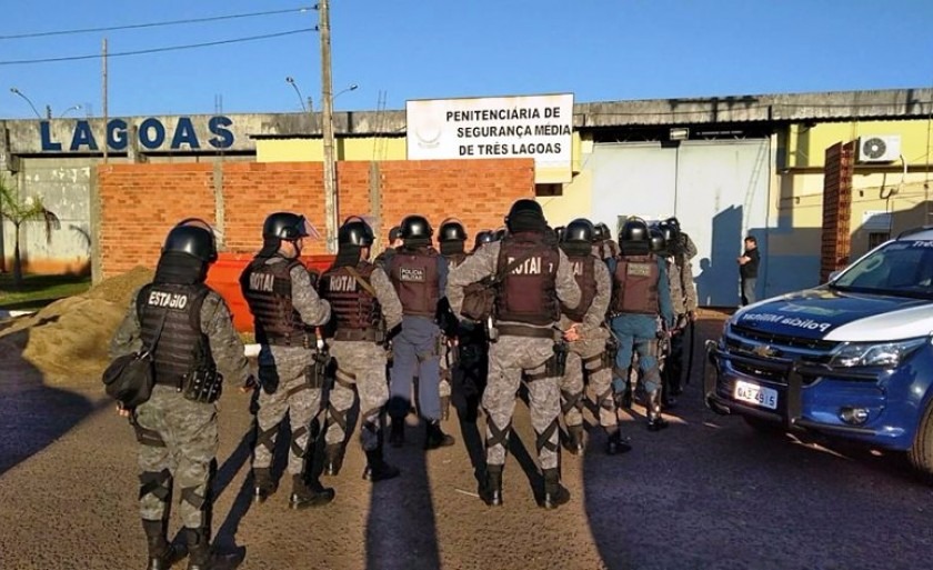 Mandados de busca e apreensão acontecem no presídio de Segurança Média de Três LagoasMandados de busca e apreensão acontecem no presídio de Segurança Média de Três Lagoas - Celso Daniel/JPNEWS
