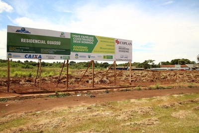 Residencial Guassu está sendo construído na região do Jardim Clímax e vai contemplar 200 famílias – A. Frota

