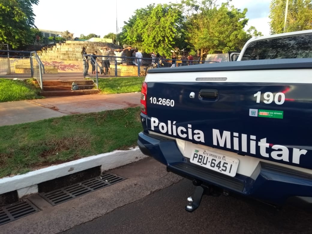 Abordagem na Orla Ferroviária.