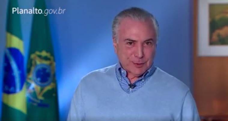 Nas redes sociais, Temer comemora resultados da economia Nas redes sociais, Temer comemora resultados da economia