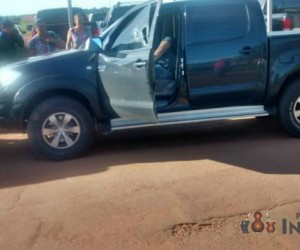 Empresário é morto com 10 tiros de pistola 9 mm O crime ocorreu ao lado do cemitério Cristo Rei
(Foto: Tião Prado (Pontaporainforma))