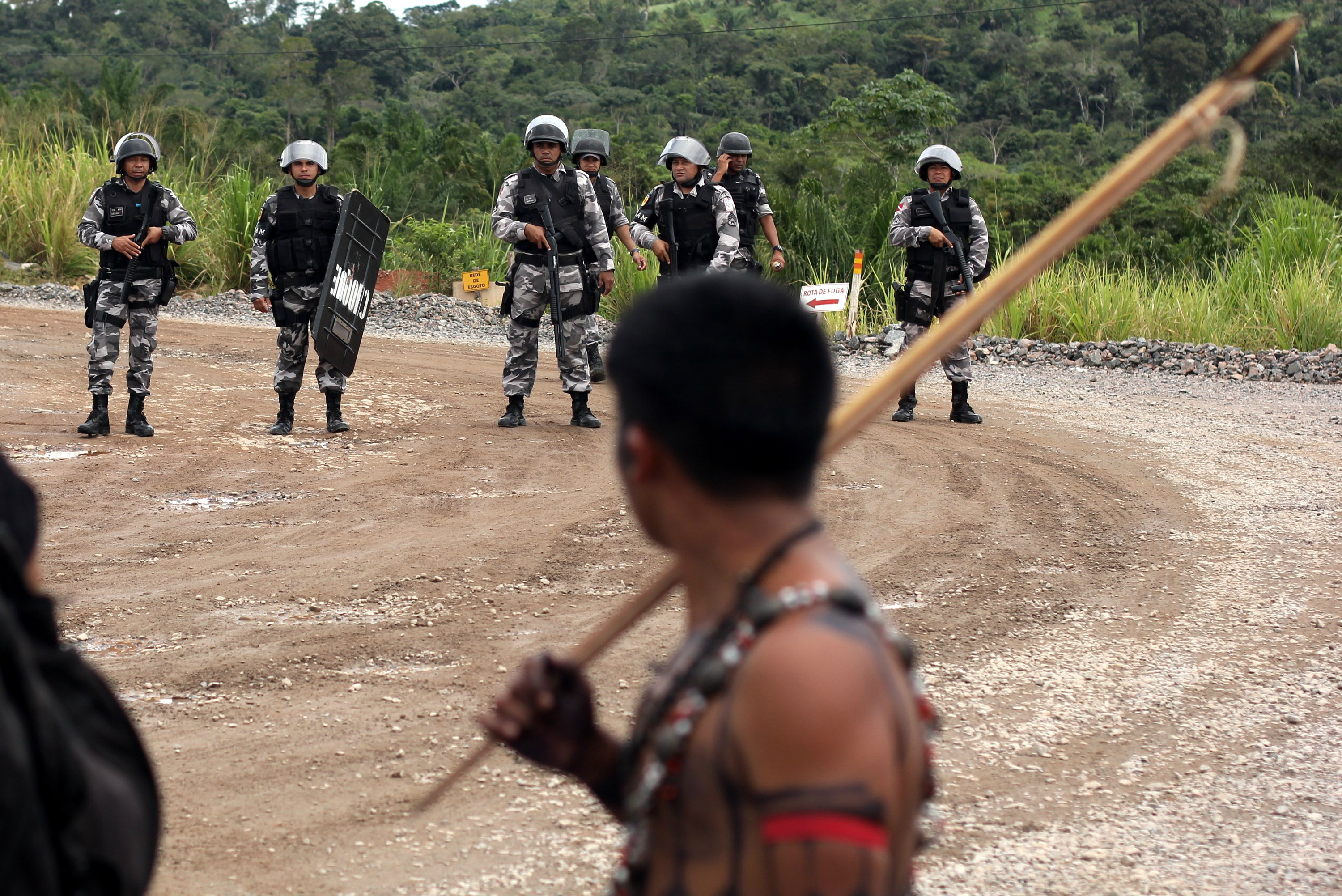 A cada dia, novos índios chegam de fora para invadir propriedades em Dourados (Foto/Divulgação/Ocupação Belo Monte)