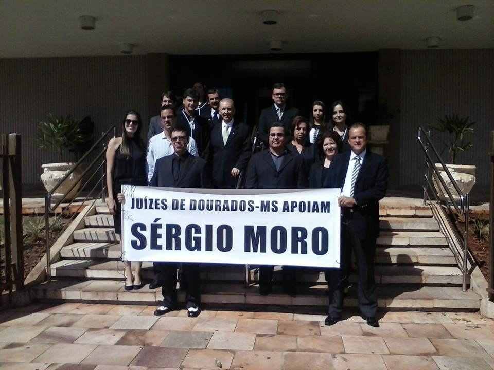 Juizes de Dourados deixam mensagem de apoio a Sérgio Moro que conduz a investigação da Oepração Lava Ajato (Foto: reprodução)