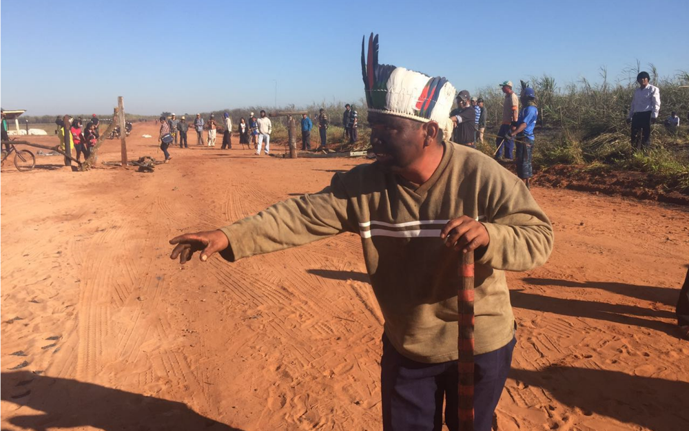 Área em Caarapó que teve conflito em junho de 2016 é uma das citadas no relatório (Foto: Gabriela Pavão)