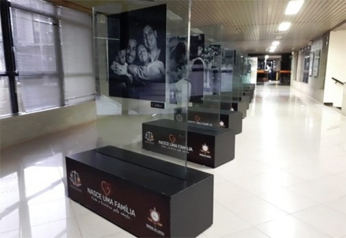 Exposição Nasce uma Família fica no Tribunal de Justiça até dia 12 Exposição Nasce uma Família fica no Tribunal de Justiça até dia 12