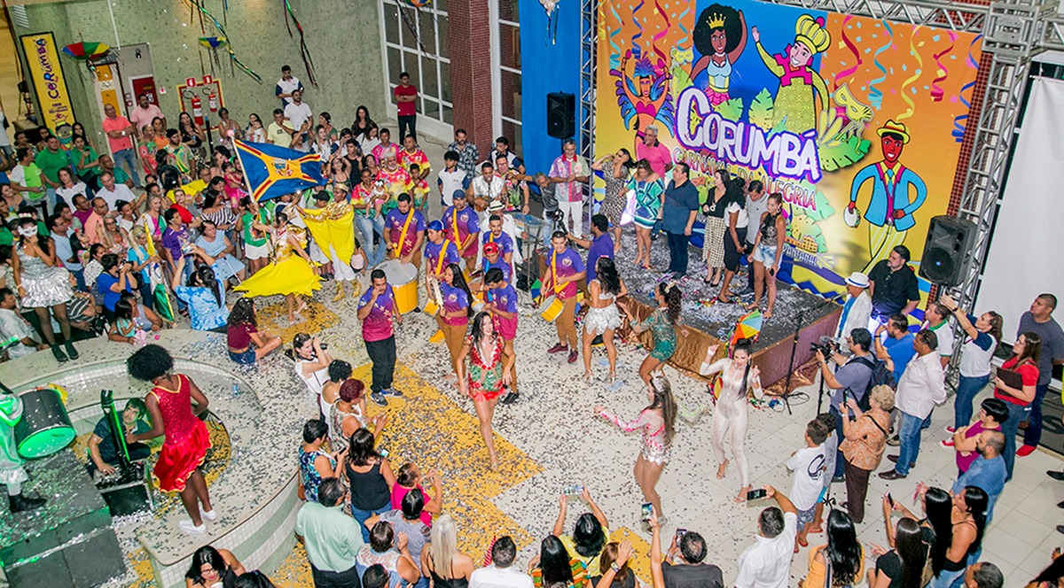 Lançamento do carnaval corumbaense ocorreu no dia 24. Renê Márcio Carneiro/PMC