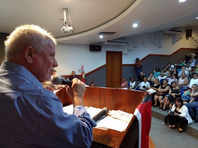 Biffi foi a principal atração da noite de filiações do PDT, que já pensa em 2018 (Foto: Antônio Marques/Divulgação)
