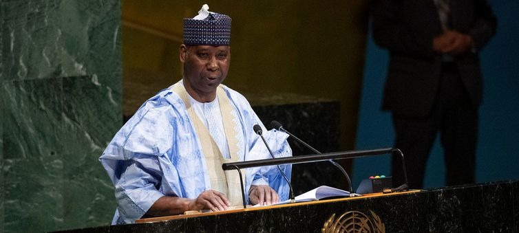 Tijjani Mohammad Bande, presidente-eleito da 74ª sessão da Assembleia Geral da ONU - ONU / Evan Schneider