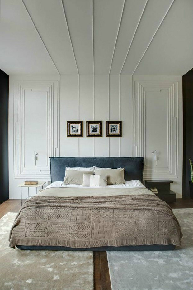 Décor do dia: boiserie reinventada