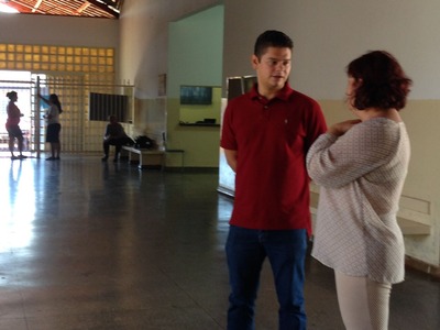 Vereador visita Escola Municipal no Santa Luiza, que necessita, urgente, de reforma