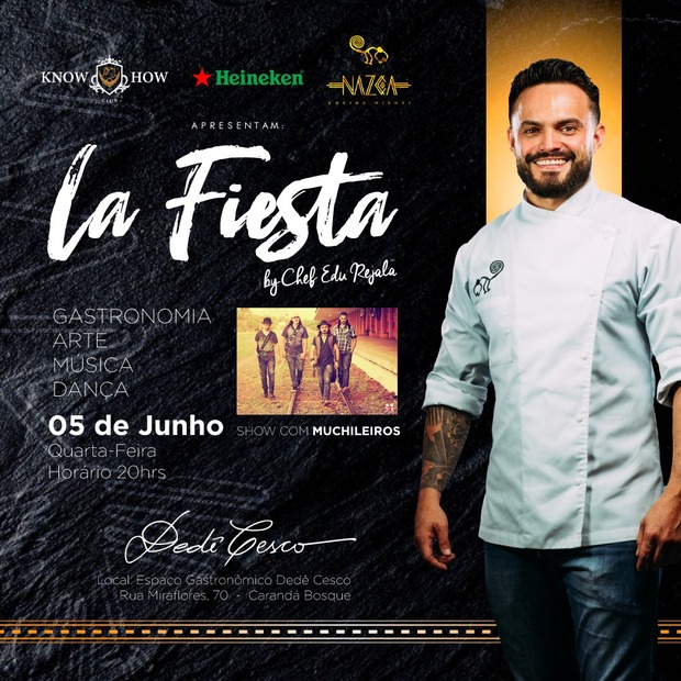 Com arte, música e gastronomia La Fiesta tem mais uma edição hoje Com arte, música e gastronomia La Fiesta tem mais uma edição hoje