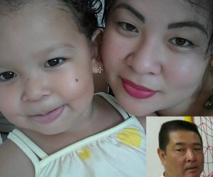 Alice, de 2 anos, além da mãe e o avô, Laís e Flávio, morreram em acidente - Reprodução