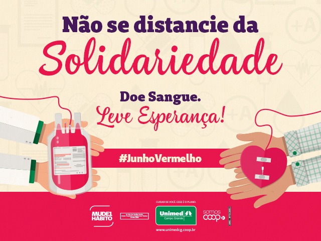 Unimed Campo Grande lança campanha “Junho Vermelho” Divulgação