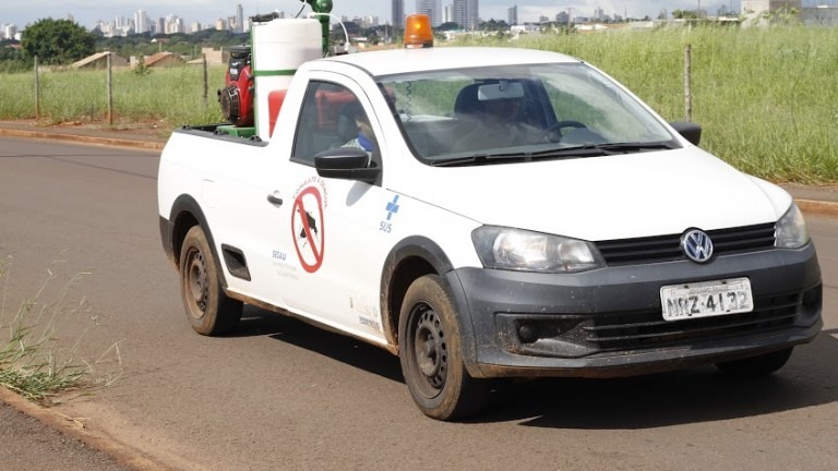 Aero Rancho e Santo Antônio recebem fumacê contra o Aedes aegypti nesta segunda-feira