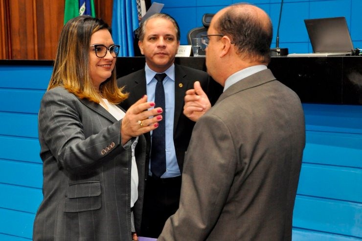 Subsecretária foi convidada pelo Coronel David para falar na tribuna da ALMS. Luciana Nassar 
