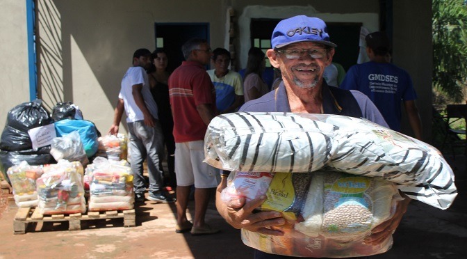 Corrente de solidariedade garante doações às famílias desalojadas pela cheia do rio Aquidauana