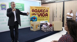 Governador lança 4ª edição da Campanha do Agasalho