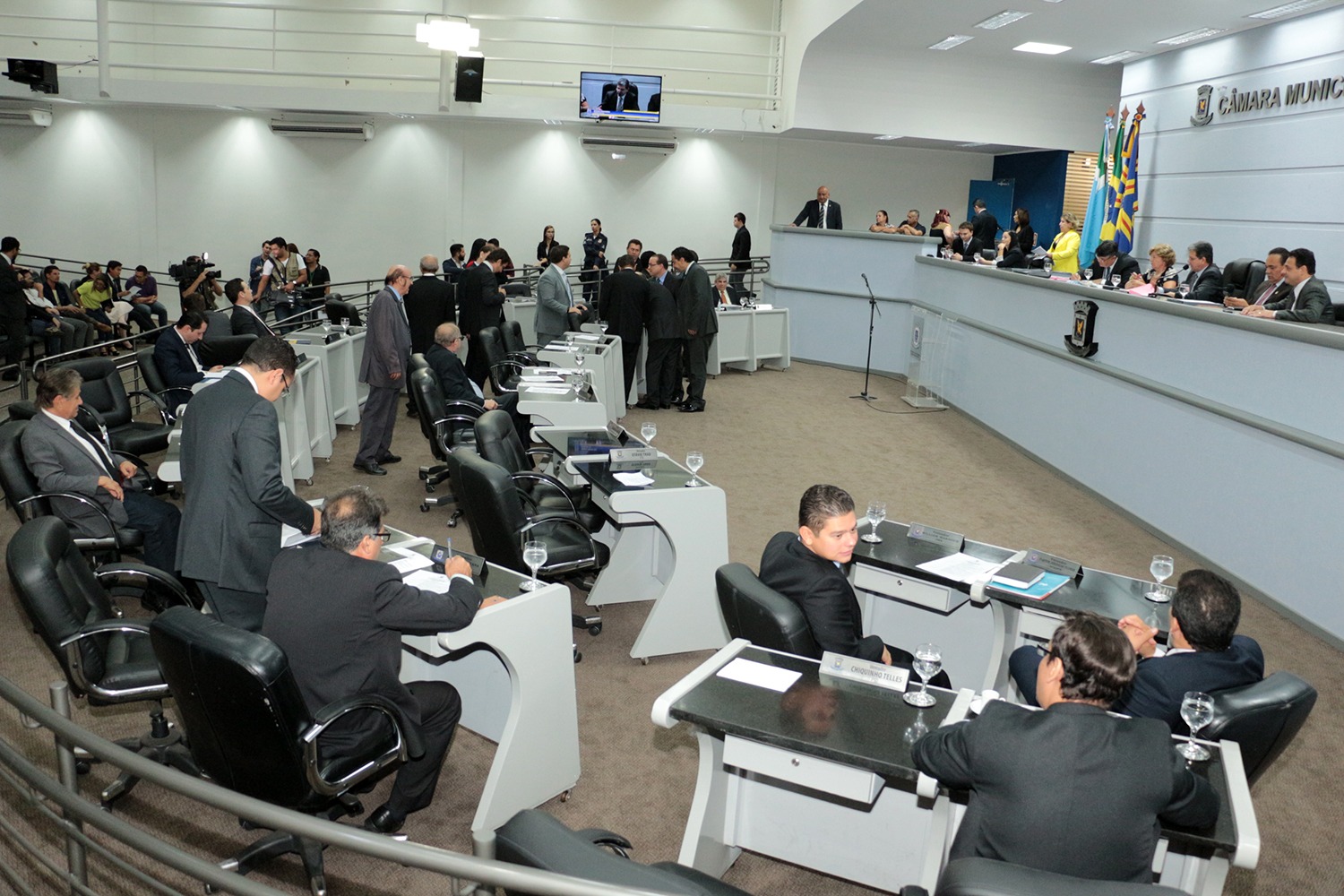 Vereadores votam um Projeto na sessão desta quinta-feira