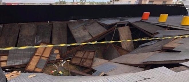 Apesar do acidente, evento seguiu até as 6h30 da manhã deste domingo (8)
Reprodução / WhatsApp