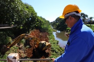 Empreiteiras montam canteiros de obras e iniciam revitalização do Anhandui Empreiteiras montam canteiros de obras e iniciam revitalização do Anhandui