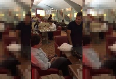 Senadores foram ofendidos em bar - Reprodução