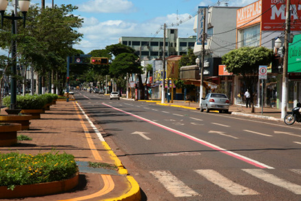Marcelino Pires a exemplo de outras vias, recebe manutenção na sinalização – A. Frota
