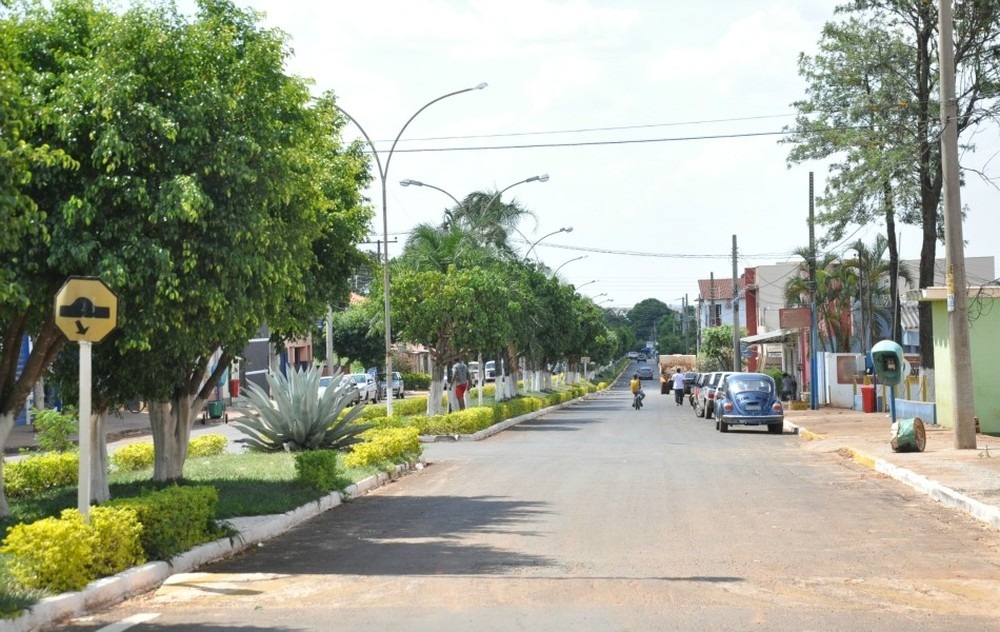 venida principal de Paraíso das Águas (Foto: Fernando da Mata)