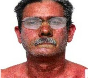 Retrato falado do suspeito divulgada pela Polícia (Foto: Divulgação/Polícia Civil)
