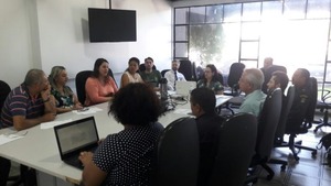 Conselheiros se reuniram para discutir sobre atividades a serem realizadas na Semana Nacional de Combate às Drogas – Divulgação

