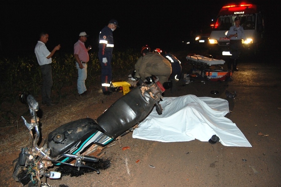 Acidente na MS-473 deixa um morto e outro ferido Acácio Gomes/NovaNews.