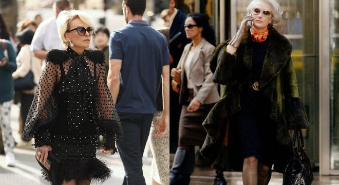 Ana Maria Braga rouba a cena em Paris e é comparada a Meryl Streep Ana Maria Braga rouba a cena em Paris e é comparada a Meryl Streep