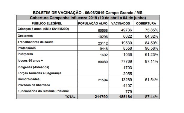 185 mil pessoas do grupo de risco foram imunizadas contra gripe na Capital 185 mil pessoas do grupo de risco foram imunizadas contra gripe na Capital