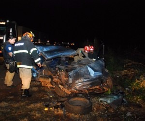Ecosport ficou completamente destruído - Tiago Apolinário/Da Hora Bataguassu